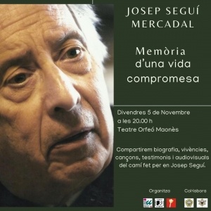Homenatge Josep Seguí Mercadal @ Teatre Orfeó Maonès